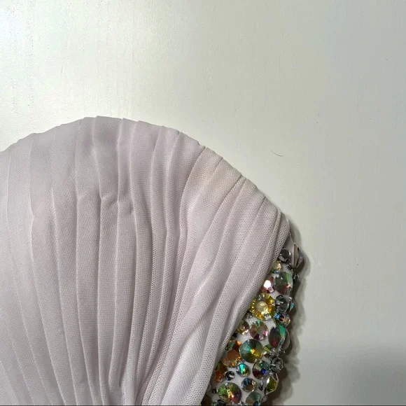 LA FEMME STRAPLESS GOWN W/ SIDE LEG SLIT - Picture 6 of 8